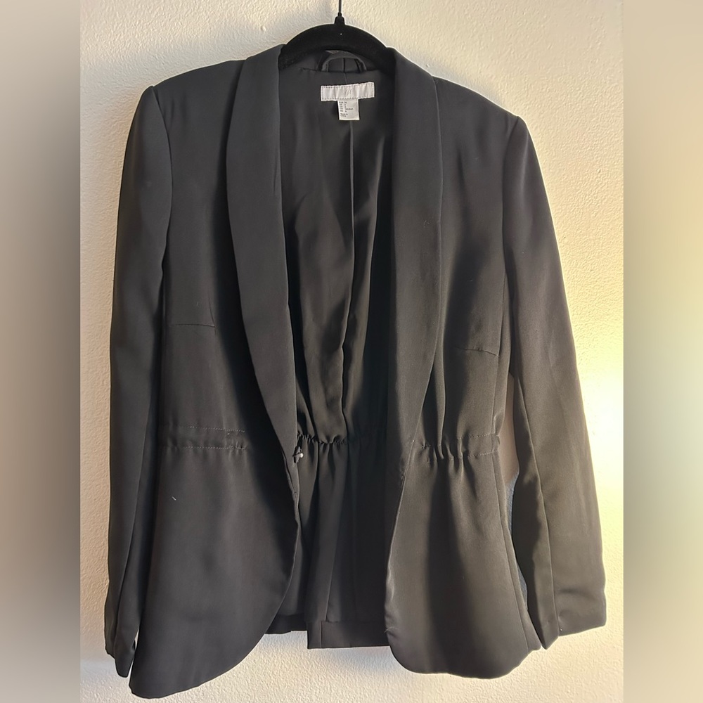 H&M workwear blazer with waist emphasis